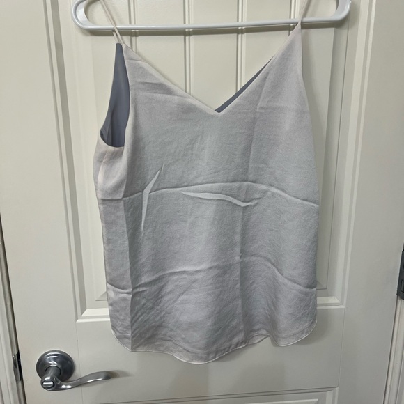 Elegant White:Gray Women's Top - Picture 1 of 2